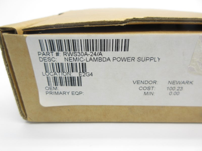 NEMIC LAMBDA RWS30A-24/A 100-240VAC 0.65A NSMP