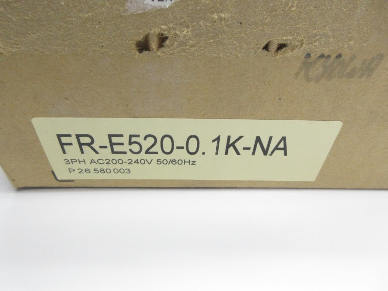 MITSUBISHI FR-E520-0.1K-NA 200-240VAC 1.5A NSMP