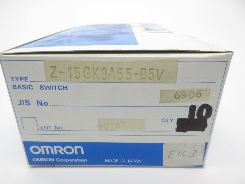 OMRON Z-15GK3A55-B5V 480VAC 15A (PKG OF 10) NSMP