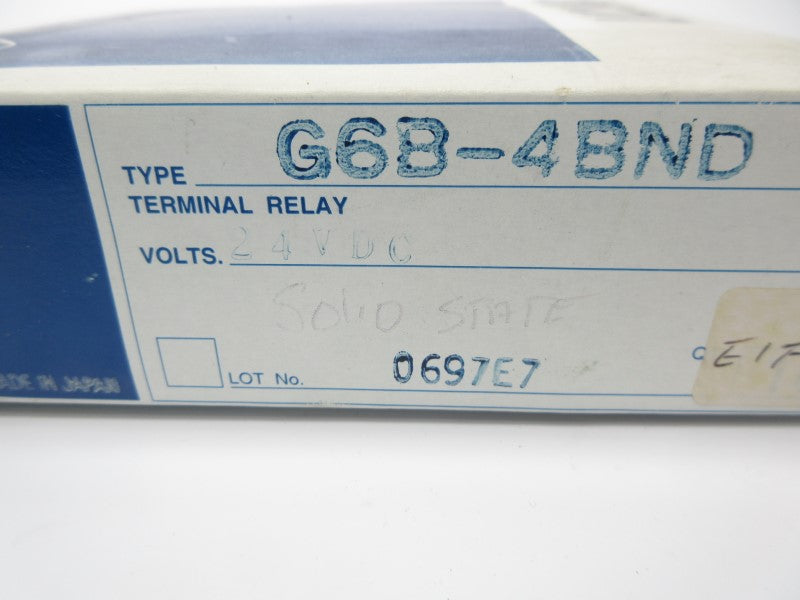 OMRON G6B-4BND 24VDC 5A (PKG OF 10) NSMP
