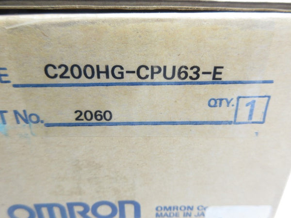 OMRON C200HG-CPU63-E NSMP