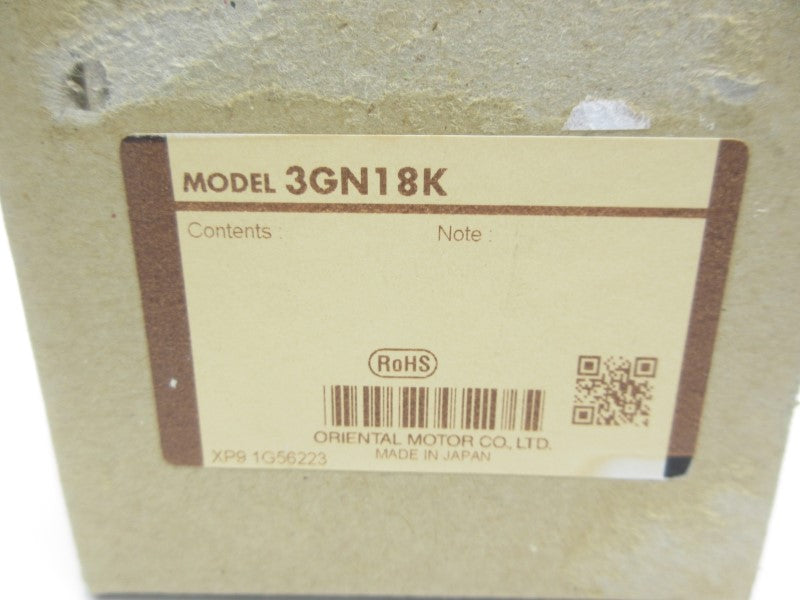 ORIENTAL MOTOR 3GN18K NSMP