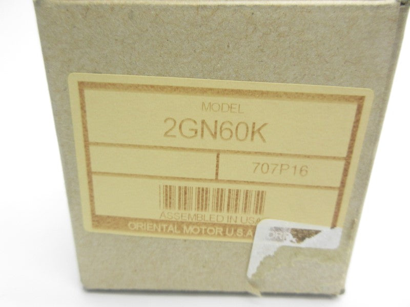 ORIENTAL MOTOR 2GN60K NSMP