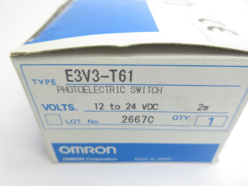 OMRON E3V3-T61 12-24VDC 2M NSMP