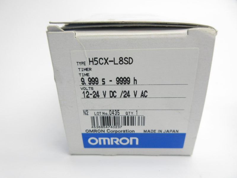OMRON H5CX-L8SD 12-24VDC/24VAC 9,999S-9999H NSMP