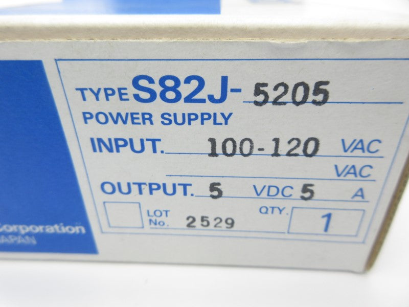 OMRON S82J-5205 100-120VAC 0.8A NSMP