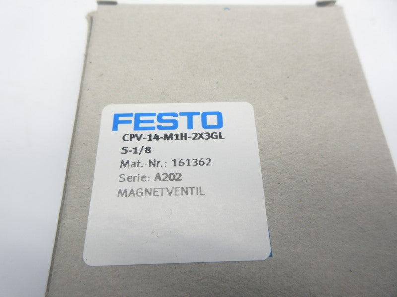 FESTO CPV-14-M1H-2X3GL-S-1/8 161362 21VDC NSMP