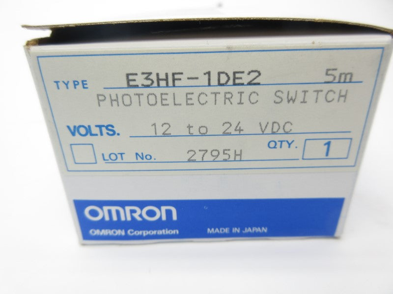 OMRON E3HF-1DE2 12-24VDC 5M NSMP