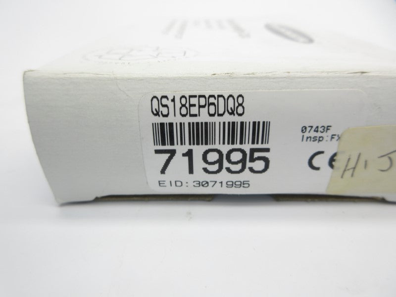 BANNER ENGINEERING QS18EP6DQ8 71995 10-30VDC NSMP