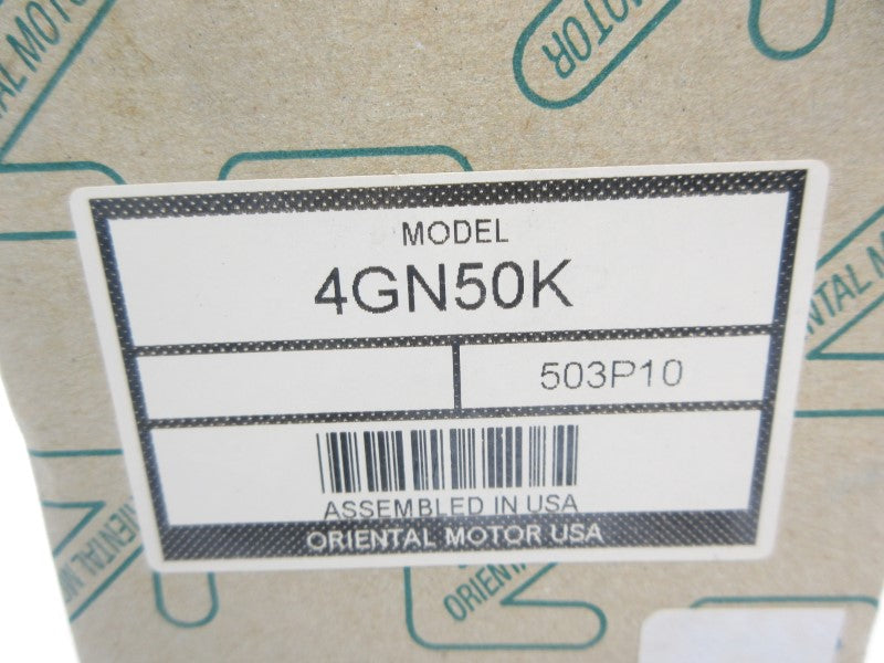 ORIENTAL MOTOR 4GN50K NSMP