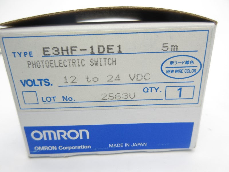 OMRON E3HF-1DE1 12-24VDC 5M NSMP