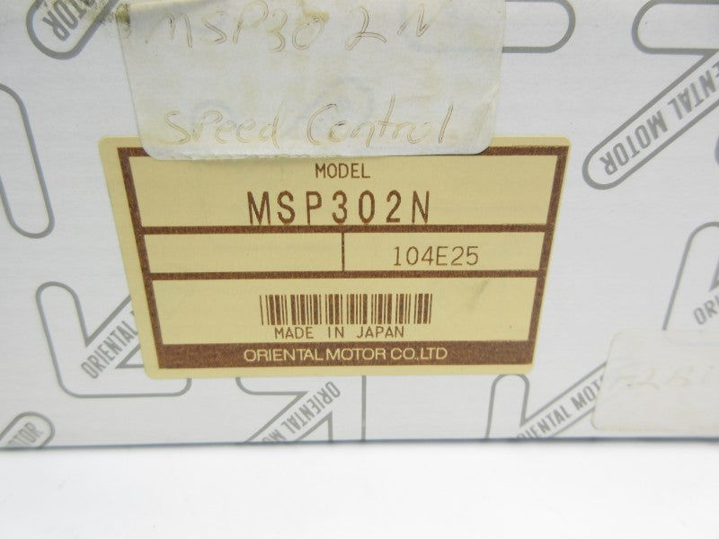 ORIENTAL MOTOR MSP302N 200VAC NSMP