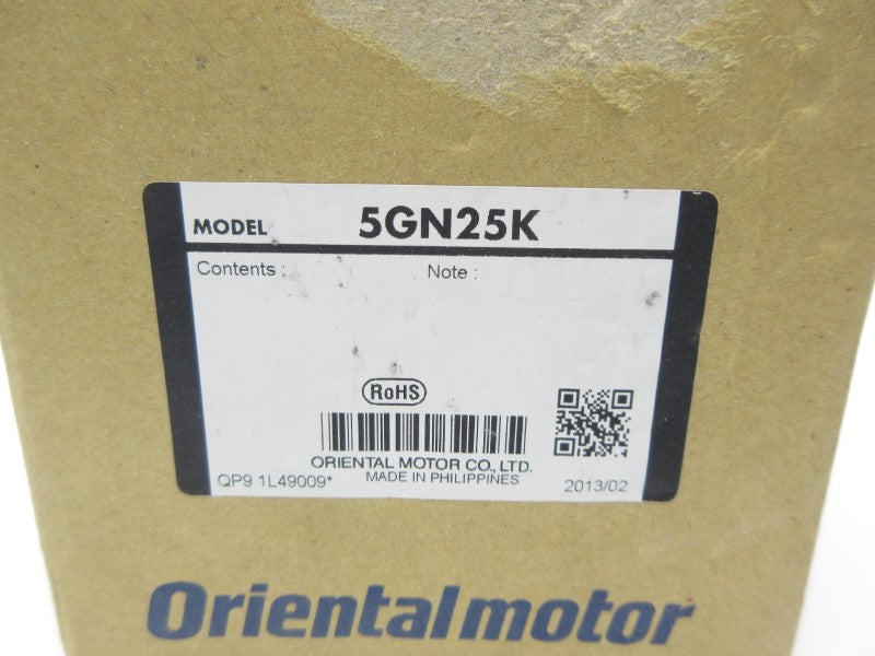 ORIENTAL MOTOR 5GN25K NSMP
