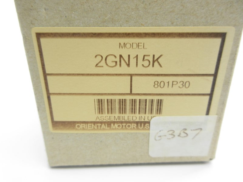 ORIENTAL MOTOR 2GN15K NSMP