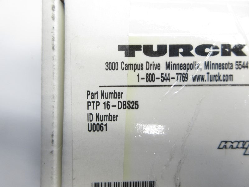 TURCK PTP16-DBS25 U0061 NSMP