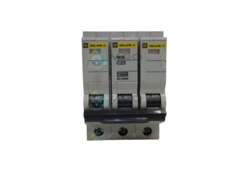 SQUARE D QO325EC10 CIRCUIT BREAKER 25A UNMP