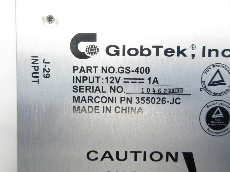GLOBTEK GS-400 12V 1A NSNP