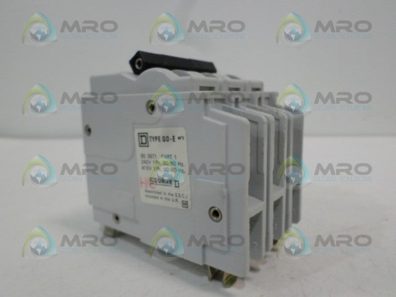 SQUARE D QO306E39 CIRCUIT BREAKER 6A UNMP