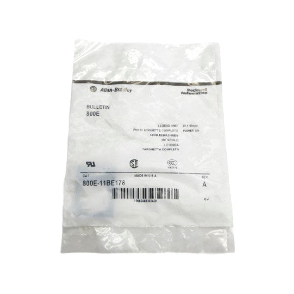 ALLEN BRADLEY 800E-11BE178 SER. A NSMP