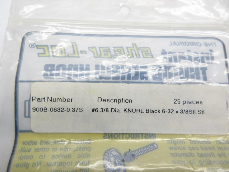 SHEAR LOC 900B-0632-0.37S (PKG OF 25) NSMP