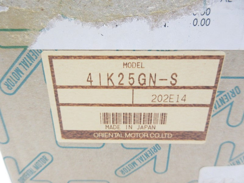 ORIENTAL MOTOR 4IK25GN-S 200/220V 0.25A NSMP