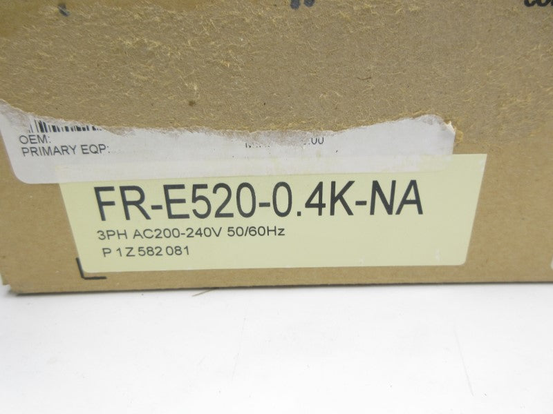 MITSUBISHI FR-E520-0.4K-NA 200-240VAC 5.2A NSMP