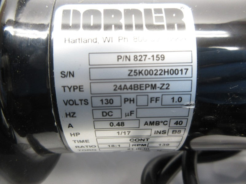 DORNER 827-159 24A4BEPM-Z2 130V 0.48A NSNP