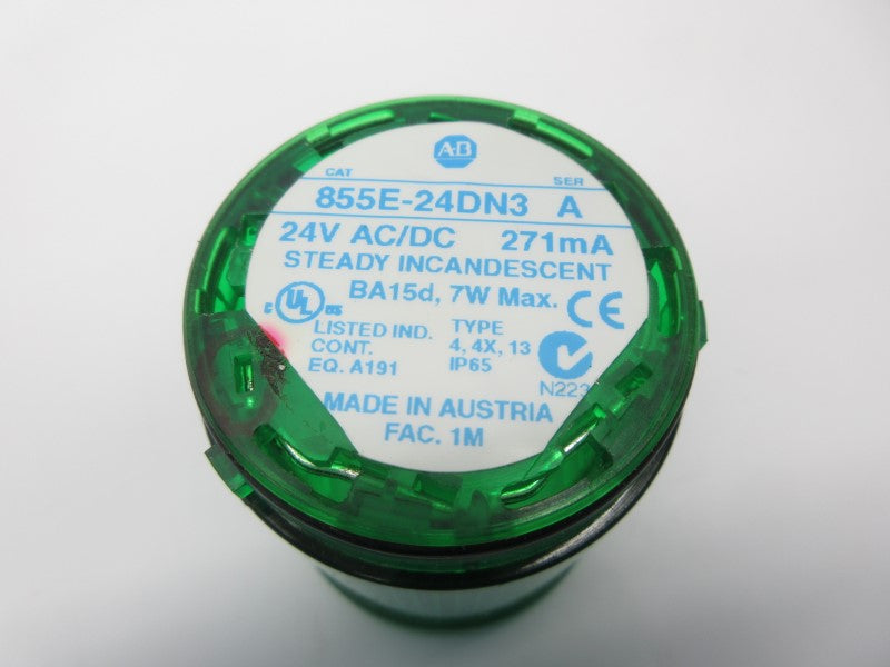 ALLEN BRADLEY 855E-24DN3 SER. A 24VAC/DC (NO BULB) NSNP