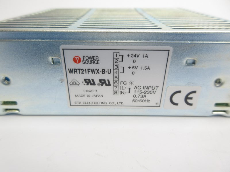 ETA ELECTRIC WRT21FWX-B-U 115-230VAC 0.73A NSNP
