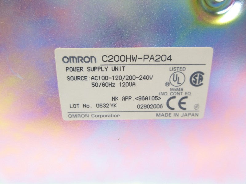 OMRON C200HW-PA204 100-120/200-240VAC NSNP