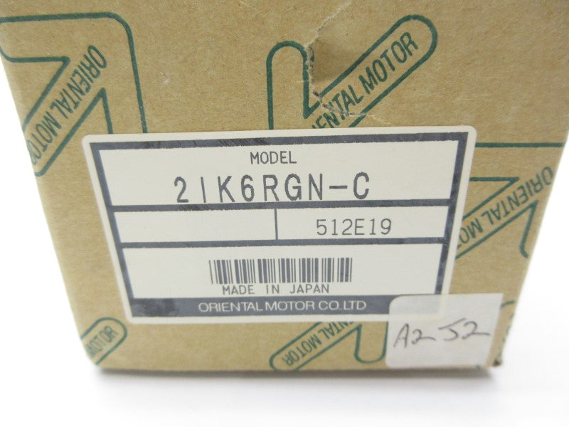 ORIENTAL MOTOR 2IK6RGN-C 200V 0.15A NSMP