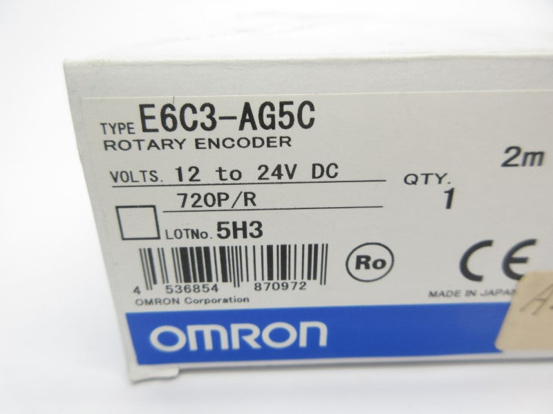 OMRON E6C3-AG5C 12-24VDC 720P/R 2M NSMP