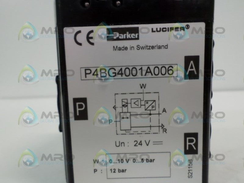 PARKER P4BG4001A006 VALVE NSNP