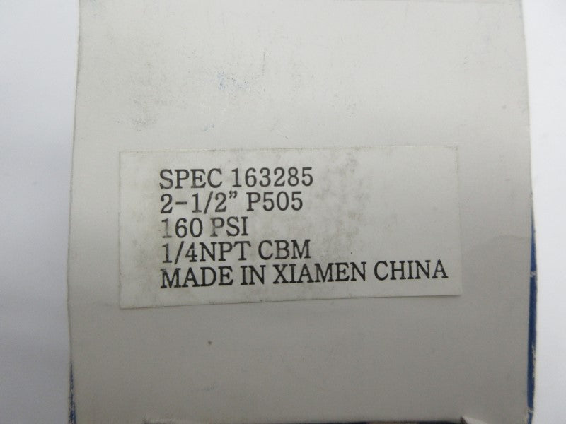 AMETEK 163285 160PSI 2-1/2" NSMP