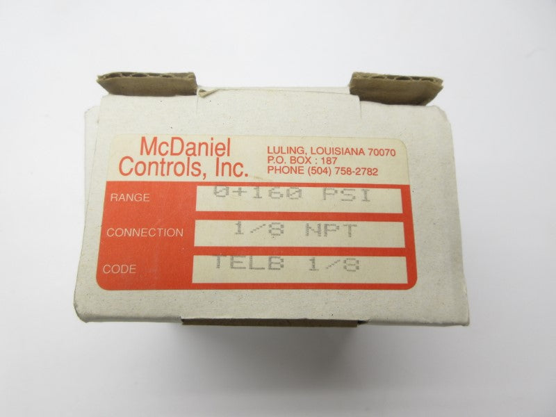 MCDANIEL CONTROLS TELB1/8 0-160PSI NSMP