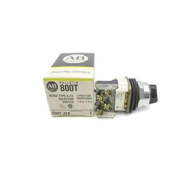 ALLEN BRADLEY 800T-J2A SER. T (BK/YL) NSMP