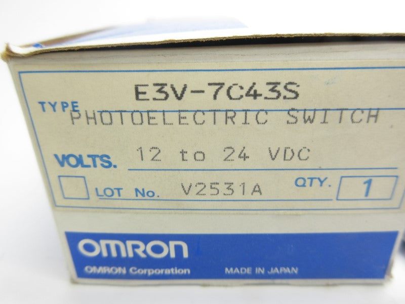 OMRON E3V-7C43S 12-24VDC NSMP