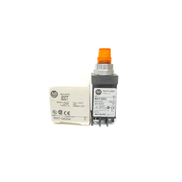 ALLEN BRADLEY 800T-QS24A SER. T 24VAC/DC (WH) NSMP