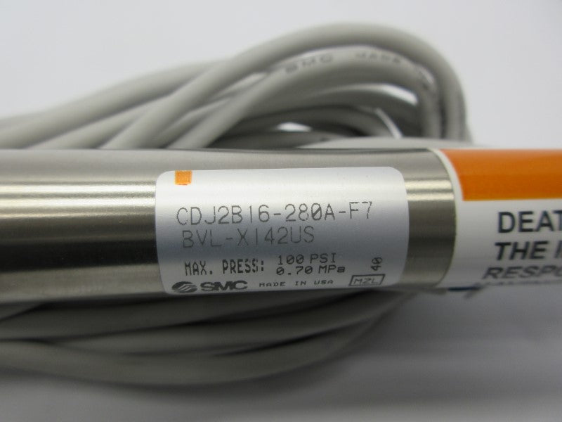 SMC CDJ2B16-280A-F7BVL-X142US 100PSI NSNP