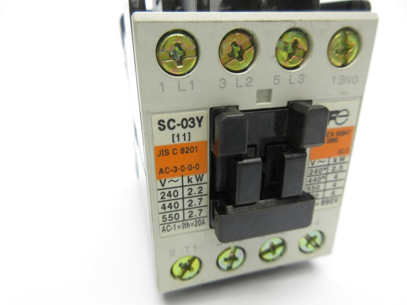FUJI ELECTRIC SC-03Y 100-110/110-120V 20A NSNP