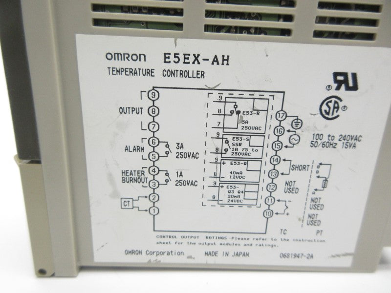 OMRON E5EX-AH 100-240VAC NSNP