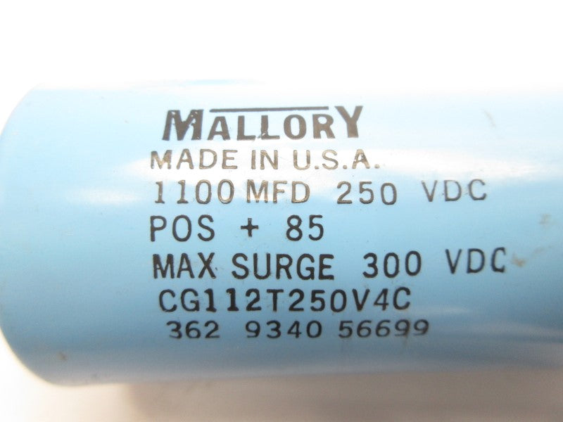 MALLORY CG112T250V4C 250VDC NSNP