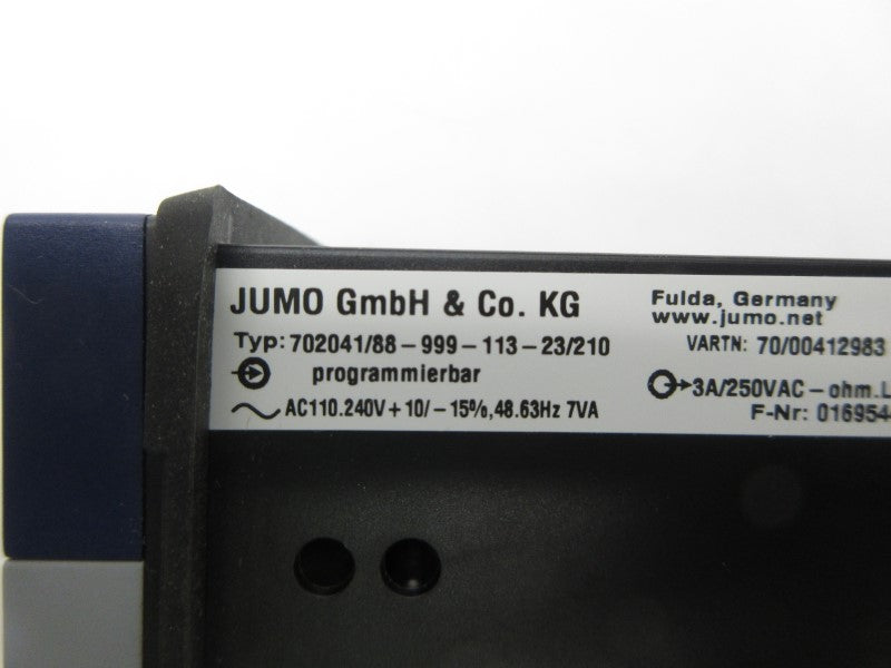 JUMO 702041/88-999-113-23/210 250VAC 3A NSNP