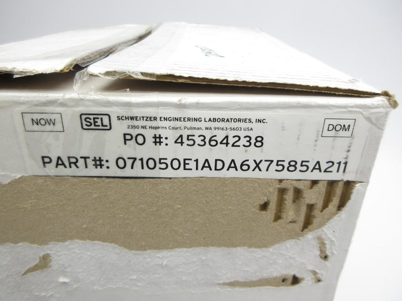 SEL 071050E1ADA6X7585A211 SEL-10 125V NSMP