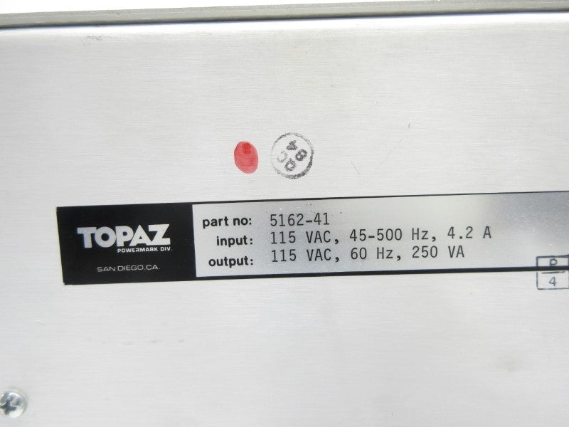 TOPAZ 5162-41 115VAC 4.2A UNMP