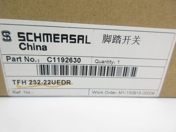 SCHMERSAL TFH232-22UEDR C1192630 NSMP