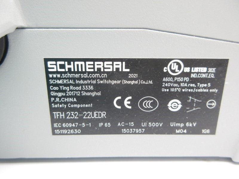 SCHMERSAL TFH232-22UEDR 151192630 240VAC NSNP