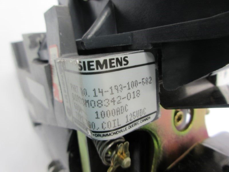 SIEMENS 14-193-100-582 01A03M08342-018 125VDC NSNP