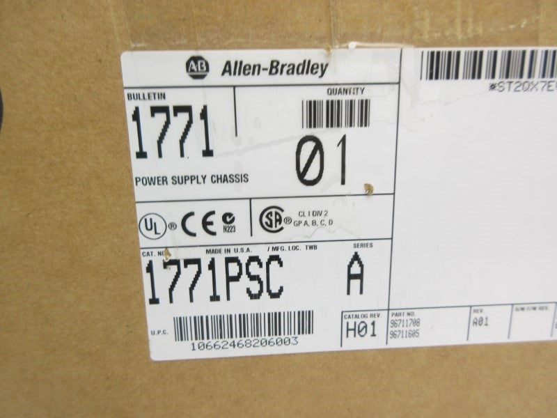 ALLEN BRADLEY 1771PSC SER. A REV. A01 NSMP