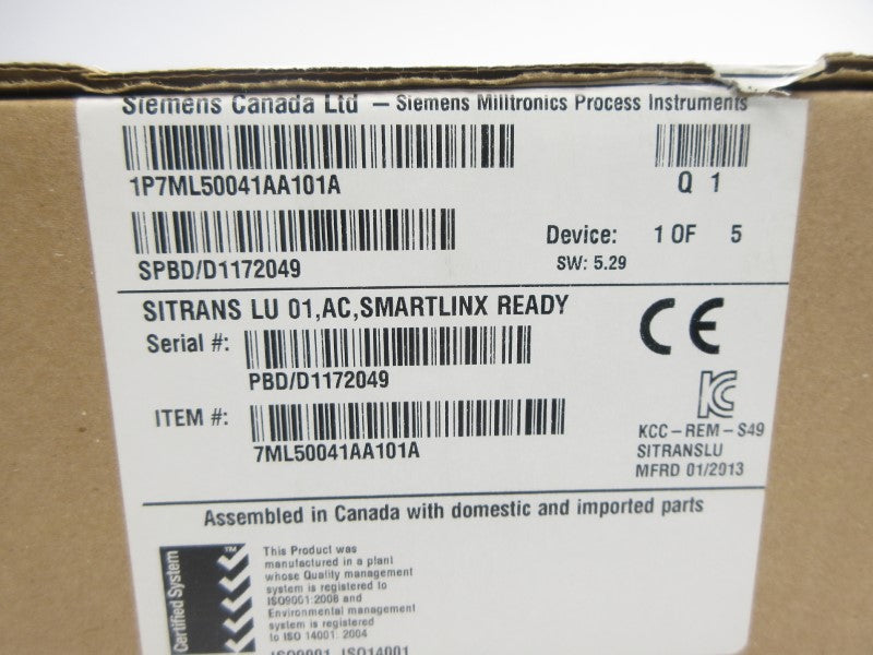 SIEMENS 7ML50041AA101A 230V NSMP